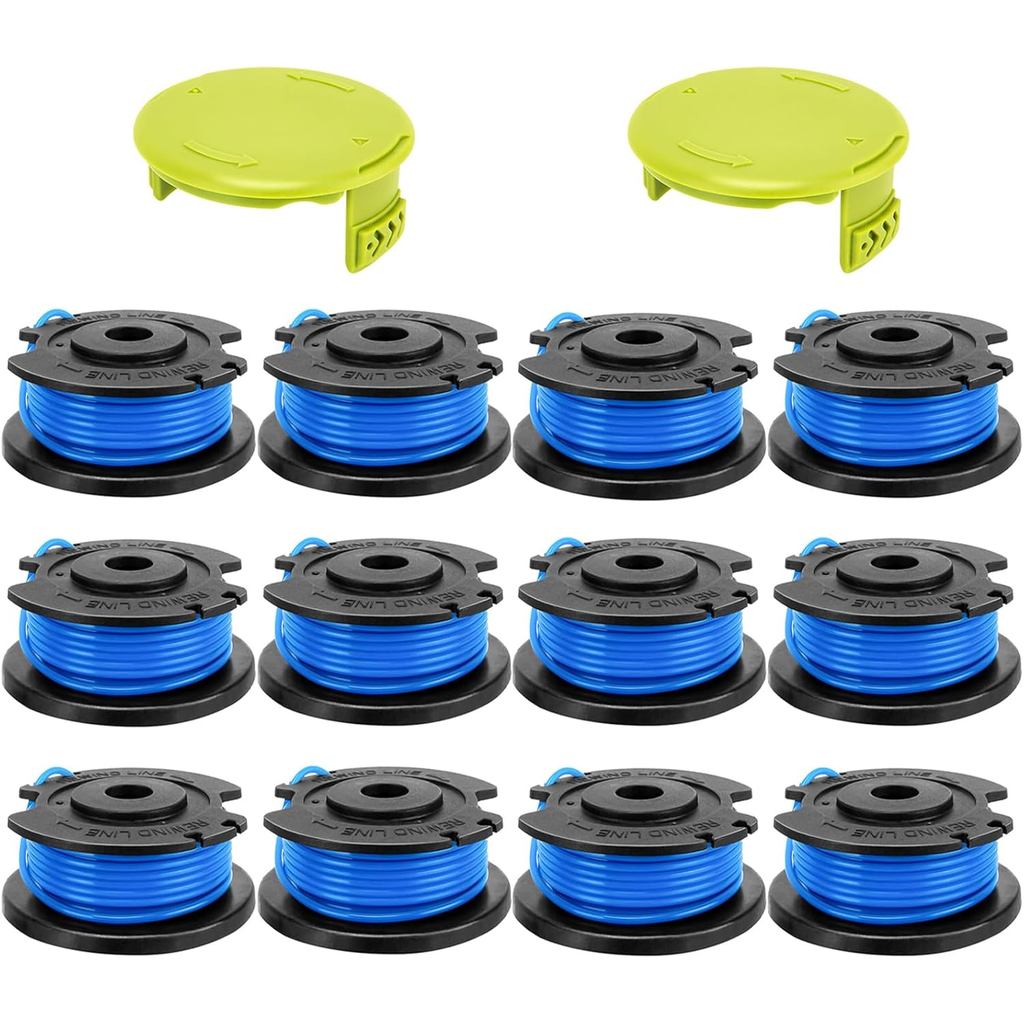 KAKO เปลี่ยน SPOOL สําหรับ Greenworks Weed Wacker String, 16ft 0.065" Line Spool สําหรับ Greenworks 