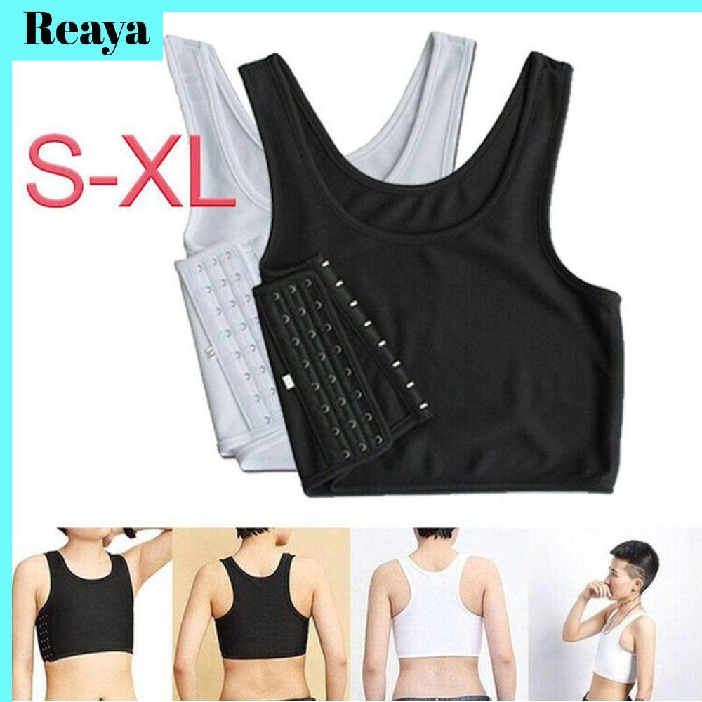 Reaya 1 ชิ้นเสื้อกล้าม,เลสเบี้ยนทอมรัดตัวหน้าอก Shaper, เสื้อกั๊กแบนชุดชั้นในเต้านม M-3XL Breast Binder