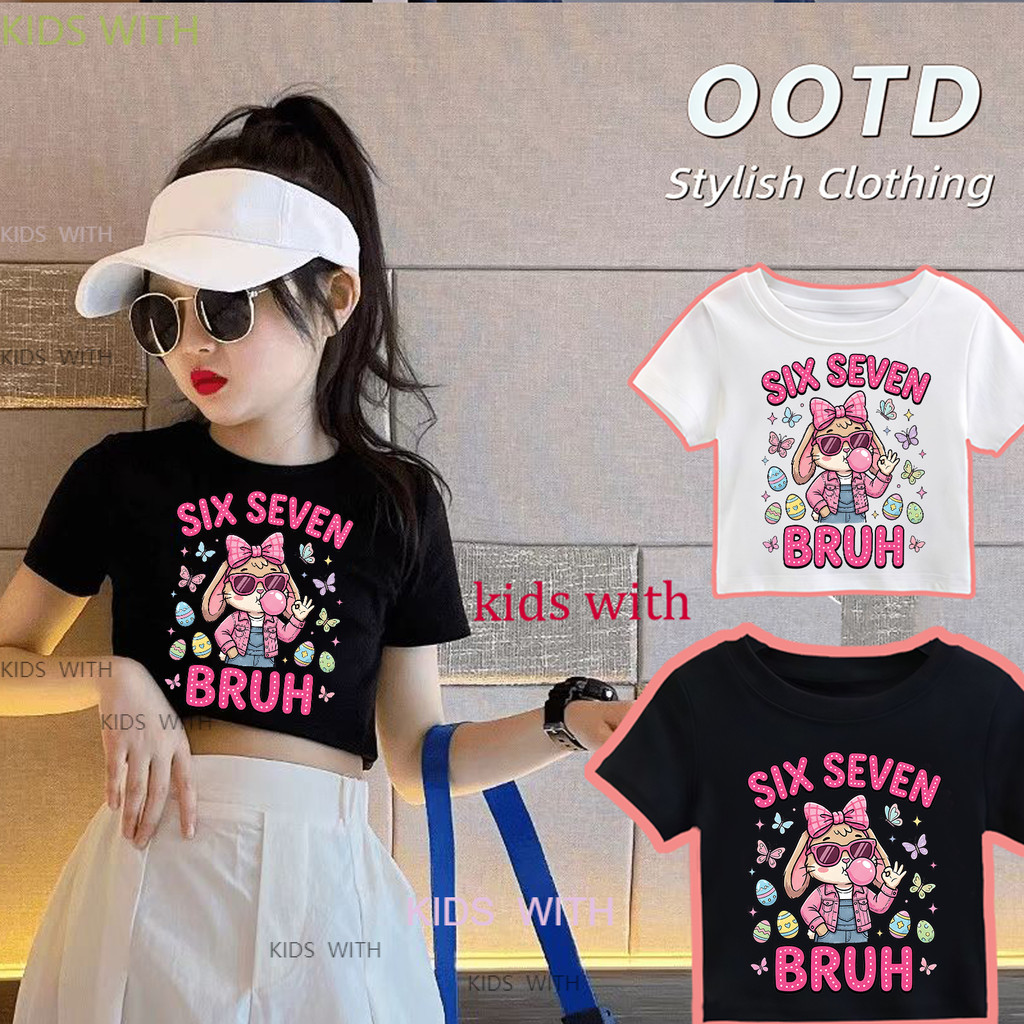 (จัดส่งตลอด 24 ชั่วโมง)KIDS with  เสื้อยืดสำหรับเด็กและวัยรุ่นช ลายสงกรานต์มาใหม่เยอะมาก สไตล์น่ารักcotton 100% #H30