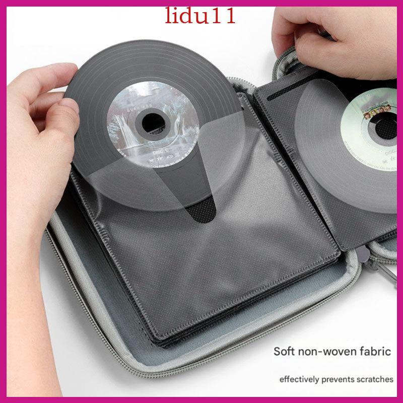 LID CDs Blu Ray Storage Solution ถือ 32 แผ่นการออกแบบแบบพกพาสําหรับใช้ในชีวิตประจําวันในหลายการตั้งค