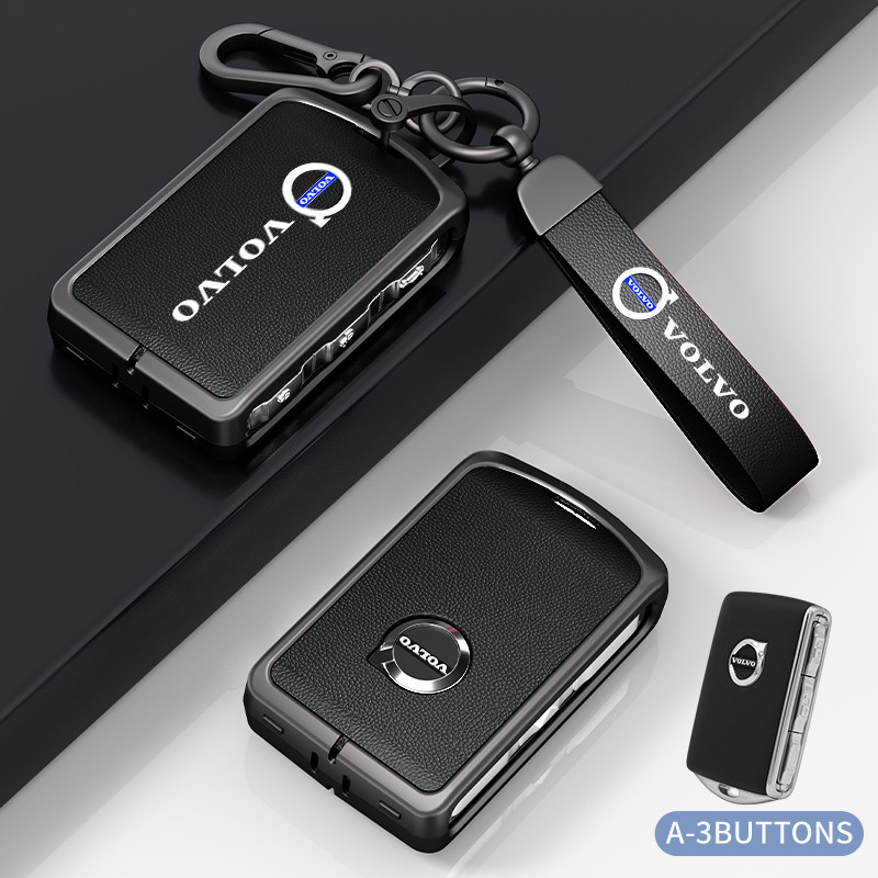สําหรับ Volvo keycase ใหม่ xc60s90s60xc90xc40s60l หัวเข็มขัดเปลือกโลหะรุ่น high-end 2025