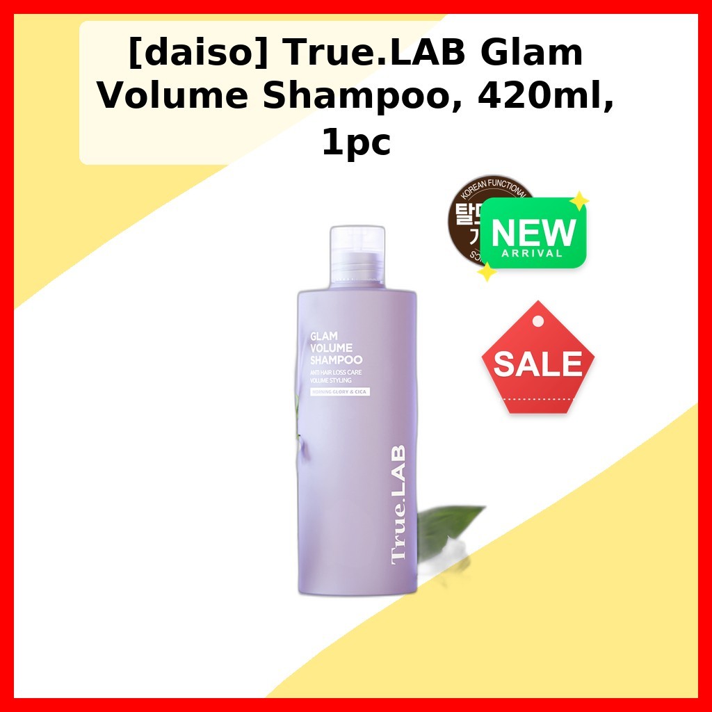 [daiso] True.LAB Glam Volume Shampoo, 420ml, 1pc / Korean Glam Volume Shampoo / Hair Lift / ของแท้ 1