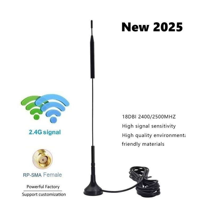 เสาอากาศ Wifi 18dBi Omni High Gain Signal Booster Long Rang Transmission Antennas