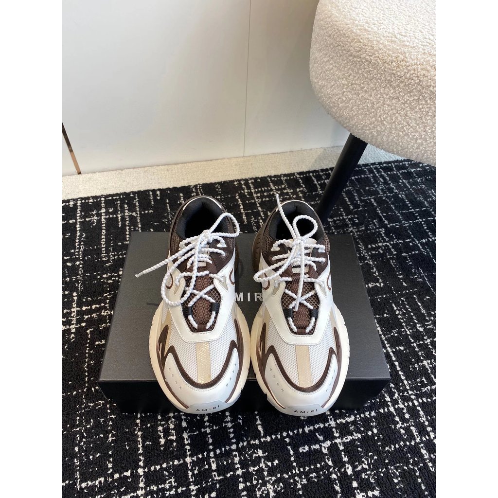 รองเท้าผ้าใบ รองเท้าลําลองกระดูกสไตล์คู่รัก amiri