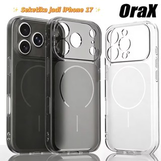Softcase transparan doff tipis untuk case iPhone 11 12 13 14 15 16 17 Pro Max Plus Full cover anti jatuh Casing simpel