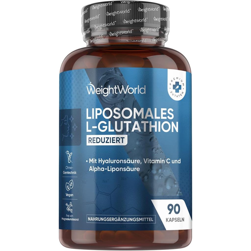 Lipsomales L Glutathione Complex 1000 mg ต่อครั้ง มีวิตามินซี, ไฮยาลูโรนิค, และฟอสโฟลิพิดPLEX และ AL