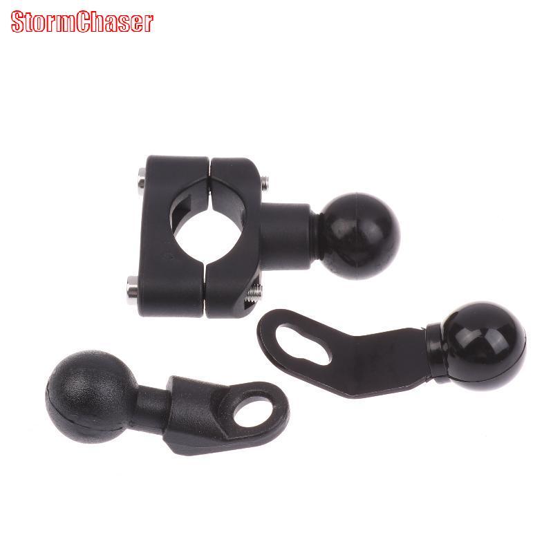 [Storm-t] 1 ชุด 2.3 ซม. Ball Clamp Braet สําหรับที่วางโทรศัพท์มอเตอร์ไซค์ PJ10/PJ13/PJ18 รถจักรยานยนต์Handlebar Mount ฐานชุดอุปกรณ์เสริม