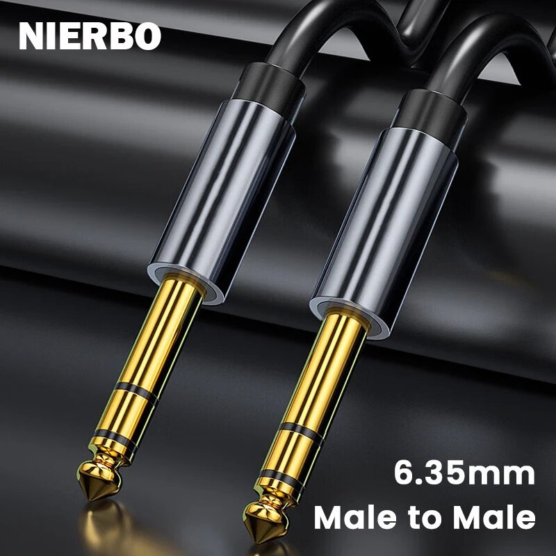 1/4 Inch Cable 6.35mm to 6.35mm Instrument Cable 1/4 Inch Guitar Instrument Cable Premium 6.35mm Mon