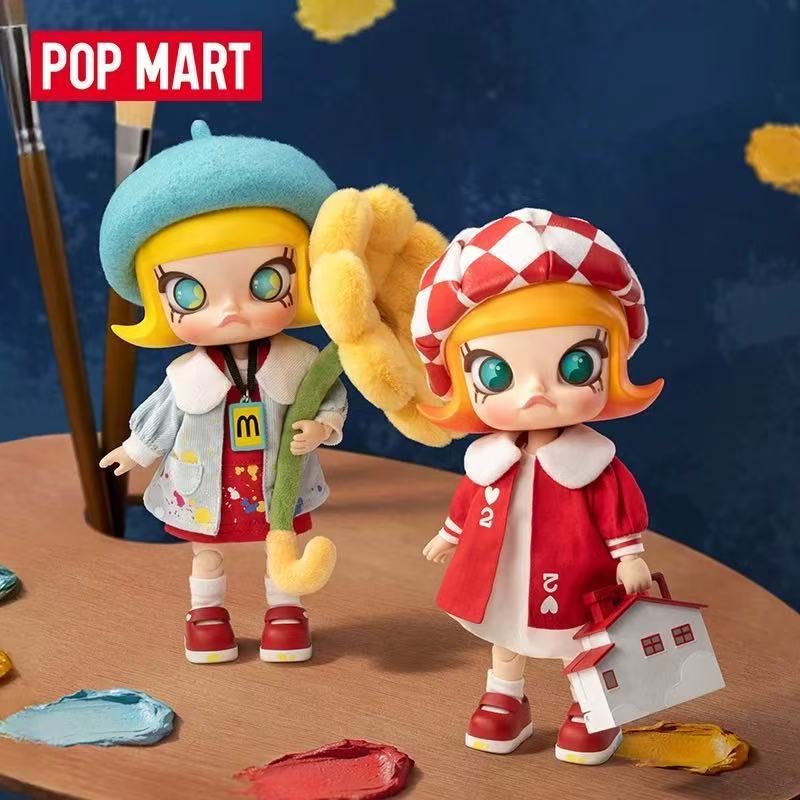 100% POPMART POPMART MOLLY 20th Anniversary Series 1/8 Action Figure Figure Mystery Box Gift