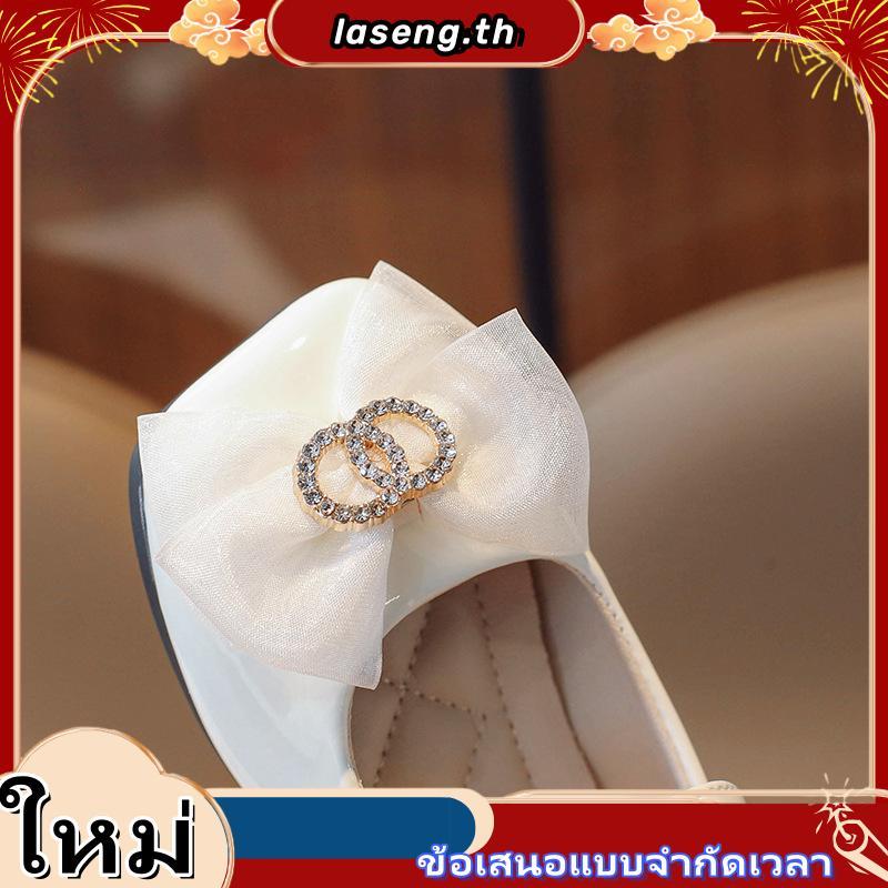 Vf988-รองเท้าแตะส้นแบนเด็กผู้หญิงรองเท้าแตะกาวเด็กผู้หญิงเวอร์ชั่นตรุษจีนรองเท้าแตะคริสต์มาสรองเท้าแ