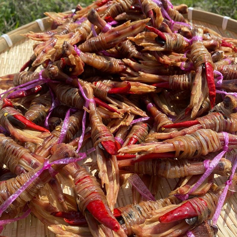 Xuancheng ถุงเท้าเป็ด Anhui Shuiyang Sambo Air-Dried Wax ปีกเป็ด Huizhou Wax Flavour Dispersing Farm
