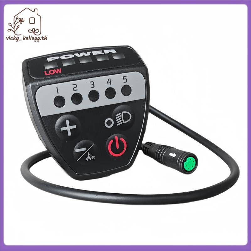 DZ888 ตัวควบคุมจอแสดงผล LED UART Protocol สําหรับ BBS01B และ BBS02B มอเตอร์กลางของจักรยานไฟฟ้า