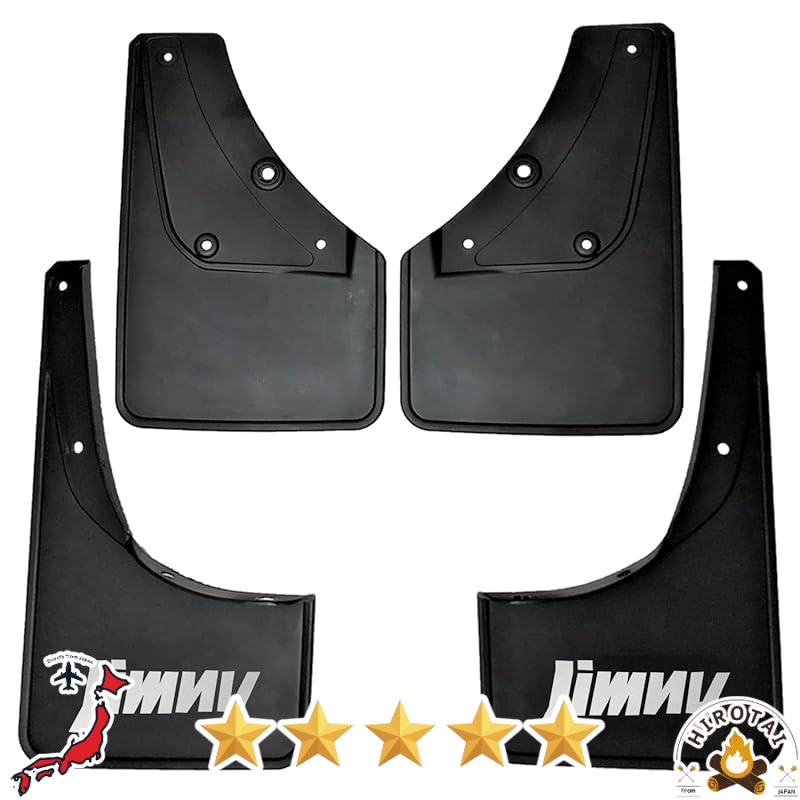 【ZERO HOUSE】Suzuki Jimny Sierra JB74W JB74 Custom Mudguard & Mudflap Set (Red/Black)