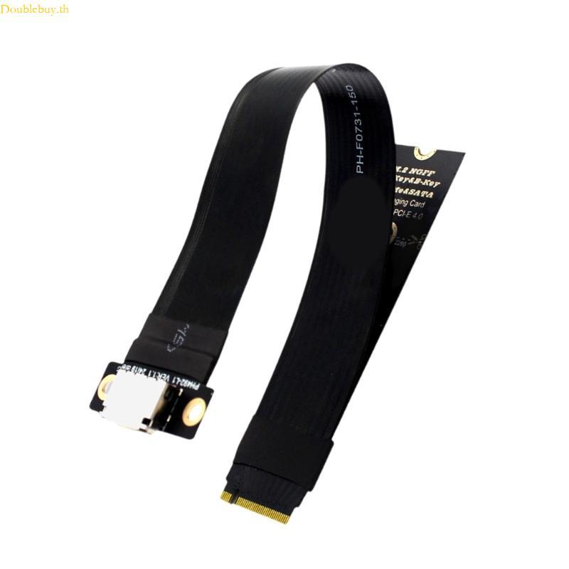 Doublebuy แบบพกพา M 2 NVMe to Oculink SFF-8611 SFF-8612 สายต่อเสนอติดตั้งง่ายสําหรับ PC Modders