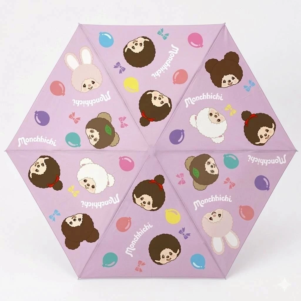 ร่มพับ 5 ตอน มอนชิชิ โครงแข็งแรง พับเก็บ 73cm กางออก 92x55cm thumbnail 4