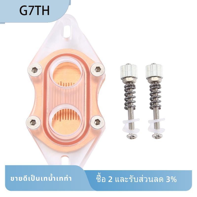 CPU Water Cooling Block Cooler อะคริลิคโปร่งใส South Bridge Northbridge Block สําหรับคอมพิวเตอร์ CPU