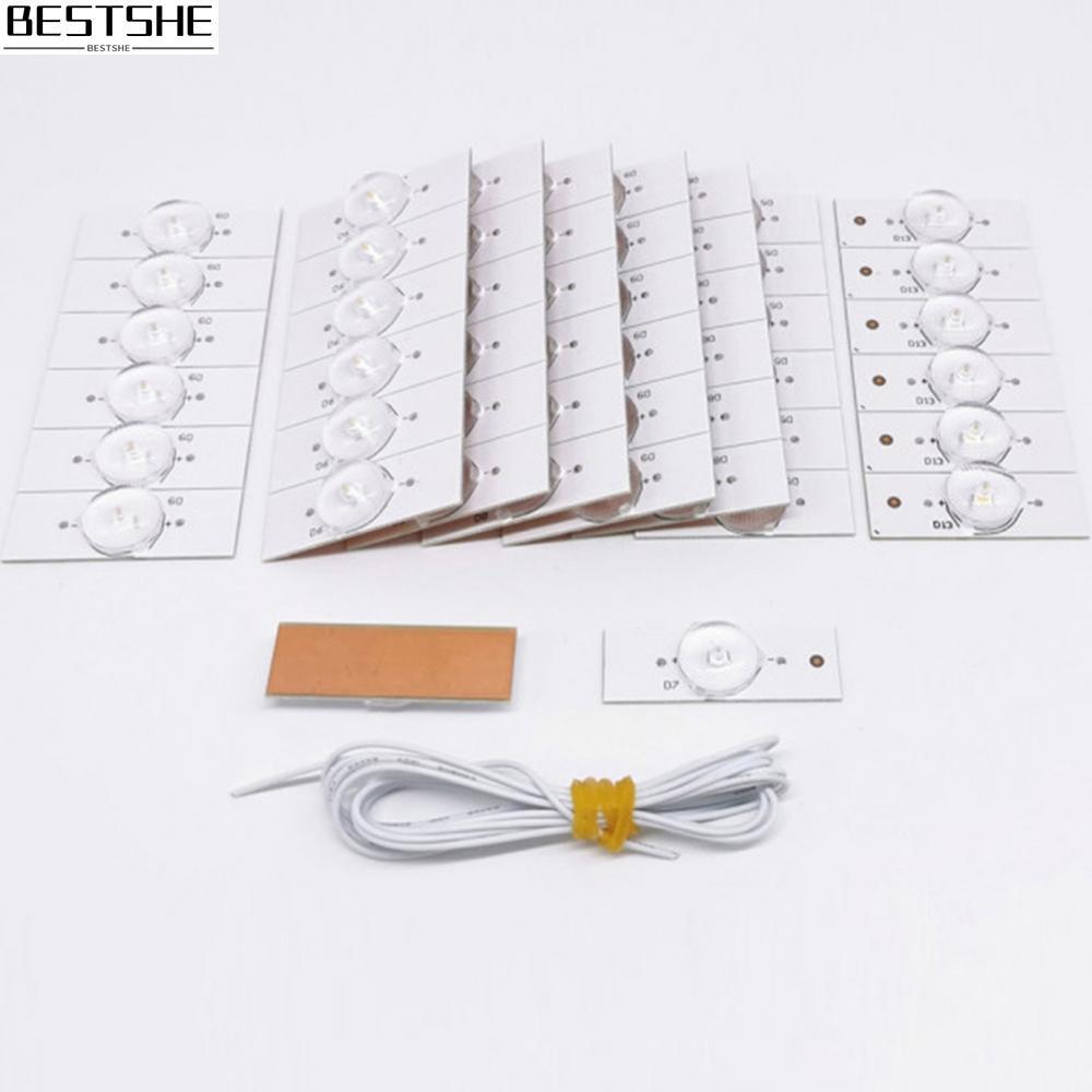 3V 6V สําหรับชิป LED SMD พร้อมตัวกรองเลนส์ออปติคัลความร้อนต่ําสําหรับทีวี LED 32-65 นิ้ว