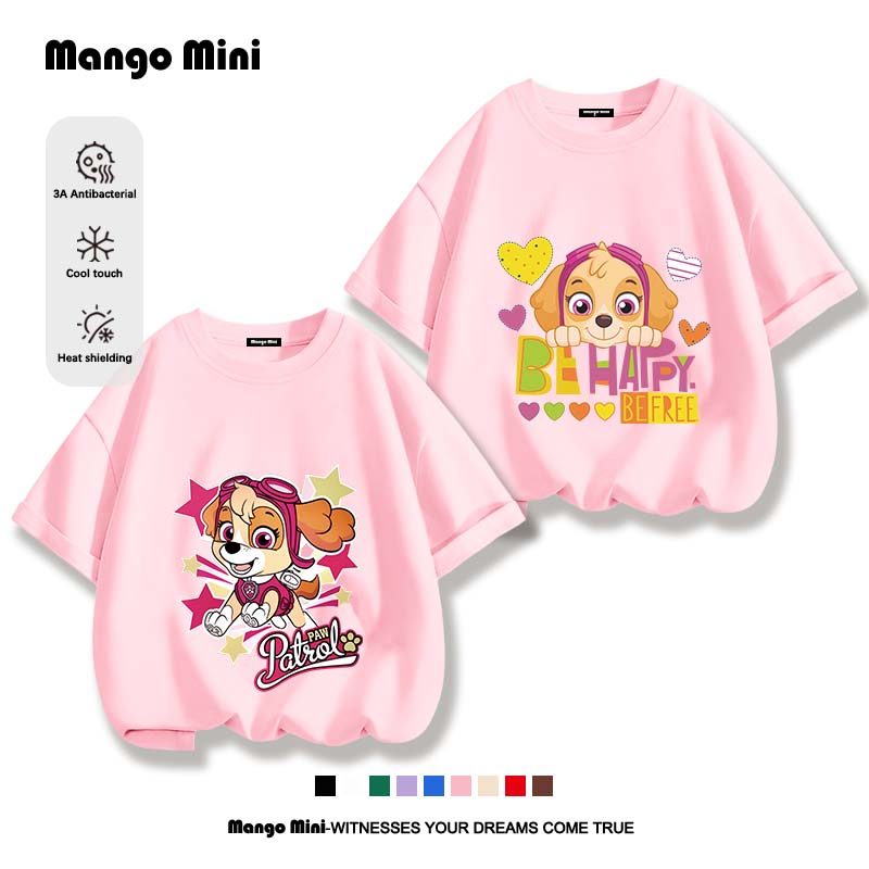 เสื้อยืดเด็ก PAW Patrol ใส่สบาย นุ่ม ทั้งเด็กชายและเด็กหญิงสามารถสวมใส่ได้ น่ารัก (ส่งเร็ว จัดส่งจากไทย)