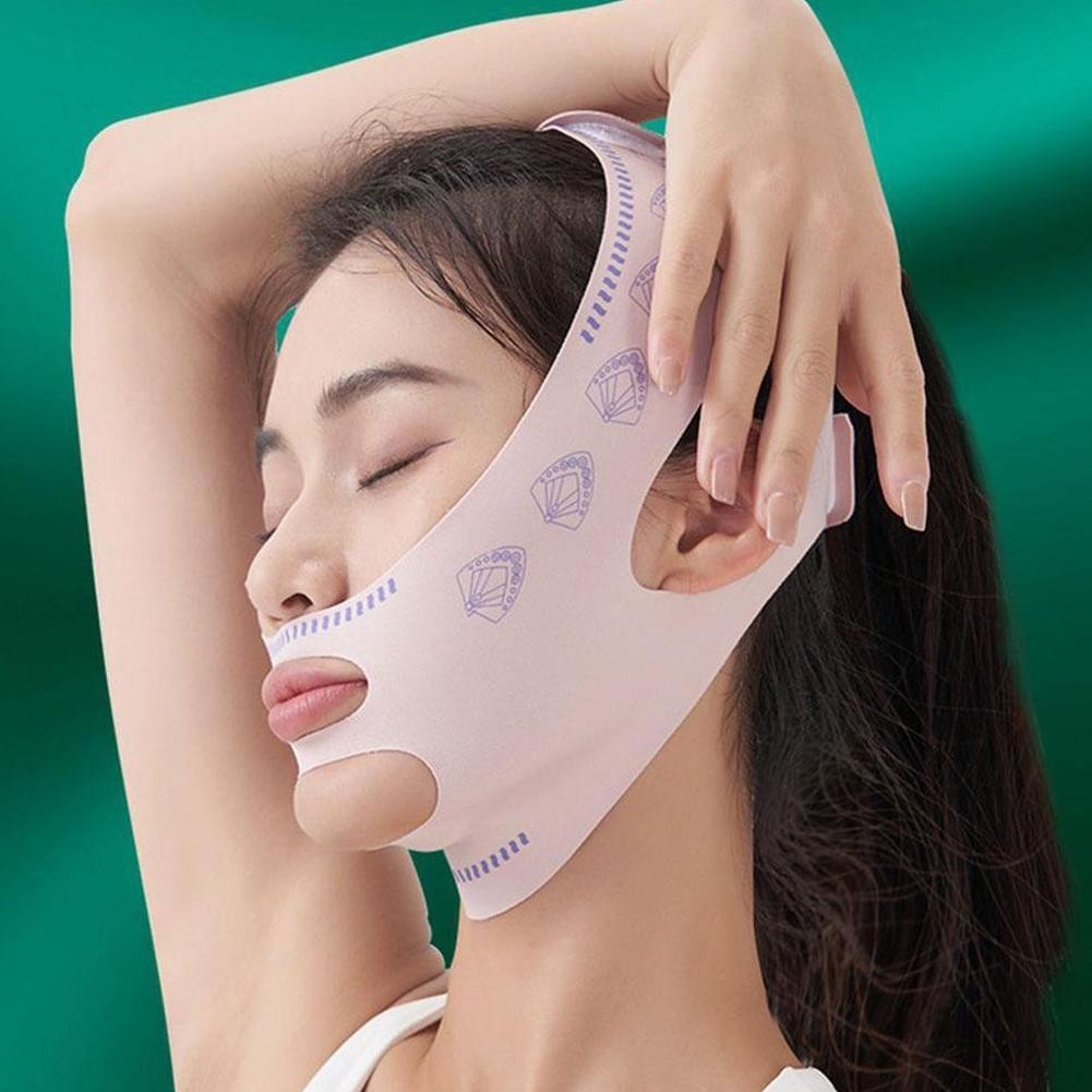 V Shape Face Belt ลด Double Chin Face Mask Beauty Health E6r7
