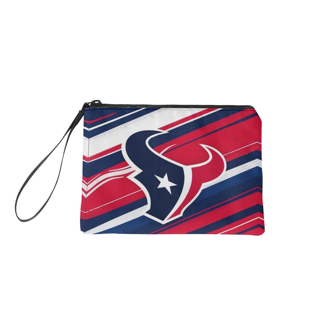 สถานีอิสระขายร้อน NFL Houston Texans Texans กระเป๋าใส่เหรียญพิมพ์ลาย AEGT