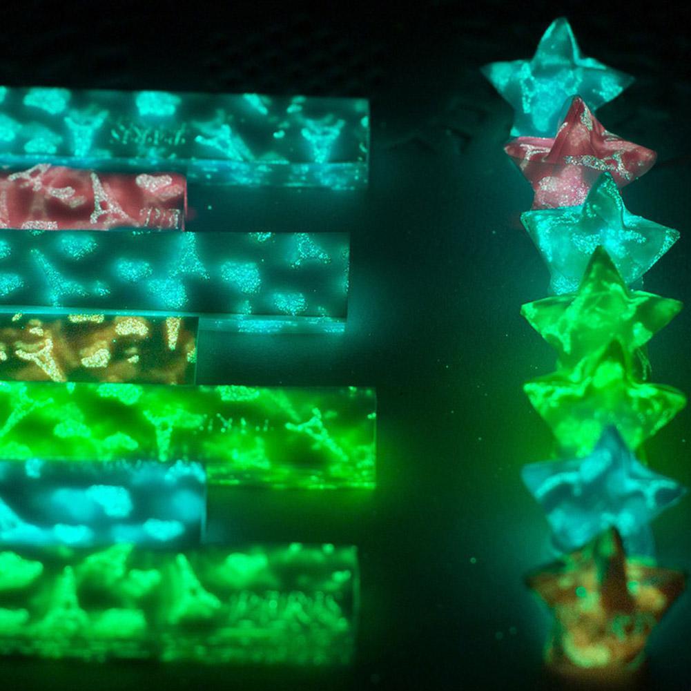 Luminous Star Origami ชุดแถบกระดาษ Star Handmade พับ Origami Star Lucky Diy H8b0