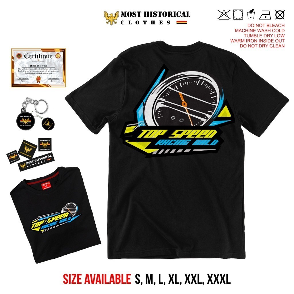 เสื้อแข่งเสื้อยืด Racing Wild Top Speed