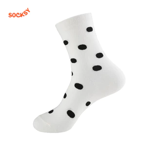 Socksy ถุงเท้าแฟชั่นลายหมา Dalmatian (เเพ็ค 4 คู่) รุ่น LKKK-0002