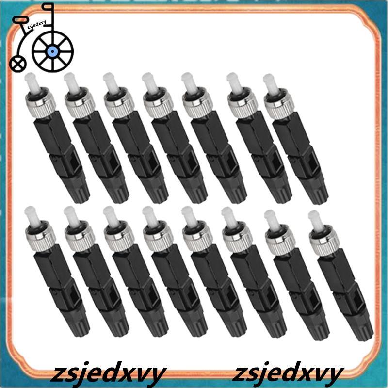 FC Single-Mode Cold Splice Optical Fiber Cable Splice Connector 15 ชิ้น Pre-Buried Fiber Optic Quick