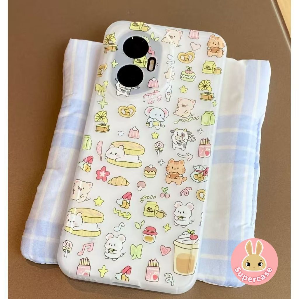 น่ารักสัตว์ขนมเคสโทรศัพท์สําหรับVivo Y31D Y500 Y500i Y300 Y300T Y200 Pro Plus GT Y200i Y200T Y100 Pl