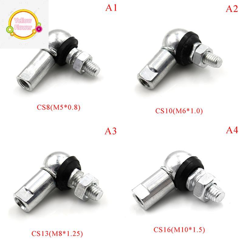 YellowFlower Ball Head Joint Rod End Bearing M5 M6 M8 M10 มุมขวา CS8/CS10/CS13/CS16 TH