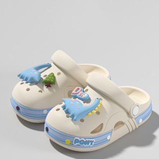 AYUER รองเท้าแตะไดโนเสาร์น่ารักสำหรับเด็ก - ระบายอากาศเหมาะส…