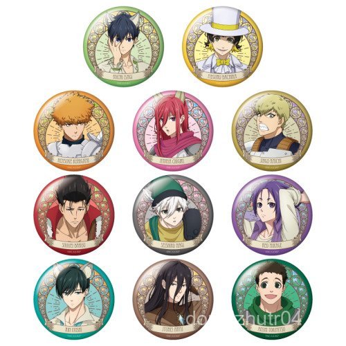 พร้อมสต็อก YTE Blue Prisoner Wolf NIGHT Badge Bar Chirp Blue Lock Bee Lock Back to Clean World One T