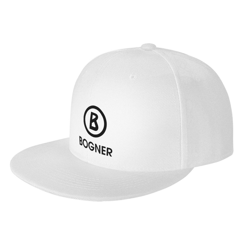 Bogner ผู้ใหญ่แบน Sun หมวกพิมพ์หมวก Hip Hop Dance แบน Brim ชายคาแบน Contrast สีผู้ชายและผู้หญิงหมวก
