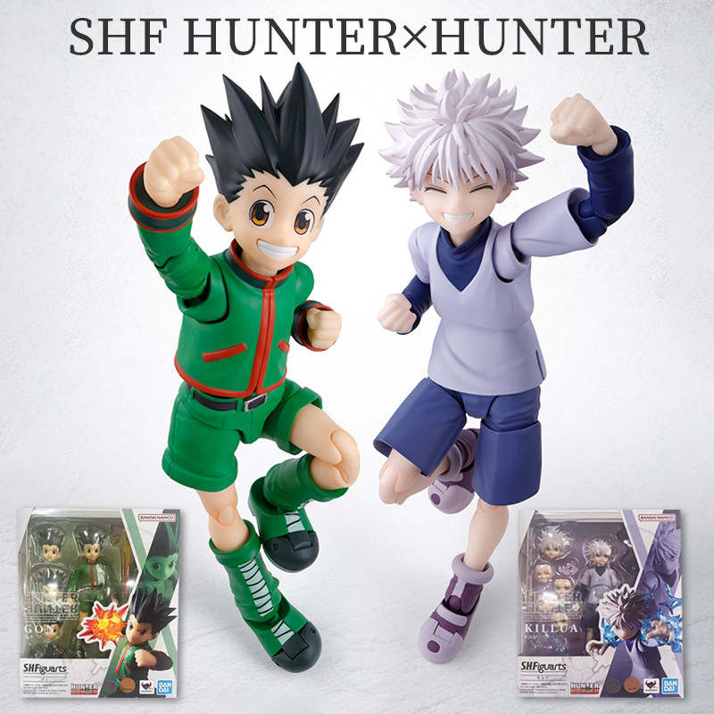 SHF Hunter X Hunter Killua Zoldyck Action Figure รุ่น GON·FREECSS Movable Joint ชุดเครื่องประดับ
