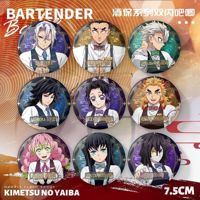 Demon Slayer Badge Anime Demon Slayer Badge Anime Demon Slayer Badge Anime
