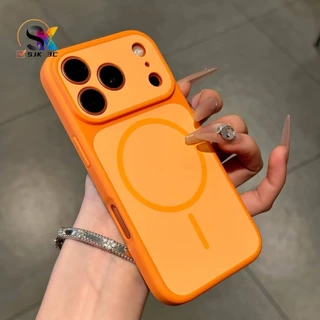 สไตล์เว็บไซต์อย่างเป็นทางการ อัพเกรด iPhone 17Magnetic ใหม่เคสโทรศัพท์สําหรับ iPhone 17Pro 13 14 15 16 17 Pro Max 11 12 ปลอกซิลิโคน + PC Magnetic กันกระแทกฝาครอบป้องกัน