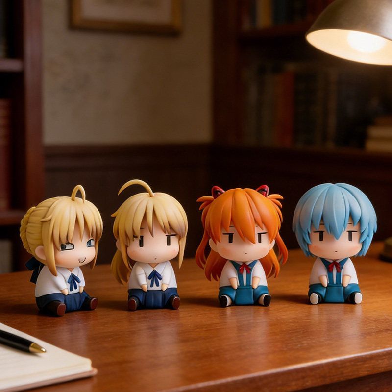 Cross-border e-Q รุ่นนั่ง Seba ตลก Face Fate/stay Night UBW Saber อะนิเมะเครื่องประดับทํามือ