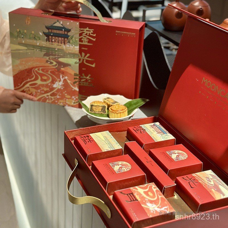 8 ชิ้น 6 ขายส่ง ชิ้นเทศกาลกลางฤดูใบไม้ร่วงแบบพกพากล่องกล่องของขวัญที่ว่างเปล่า 2025 กล่องบรรจุภัณฑ์ 