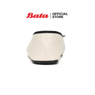Bata บาจา รองเท้าบัลเลลิน่าแบบสวม สำหรับผู้หญิง รุ่น DELHI สีดำ 5316305 สีชมพู 5315305 สีเบจ 5318305 สีขาว 5311305
