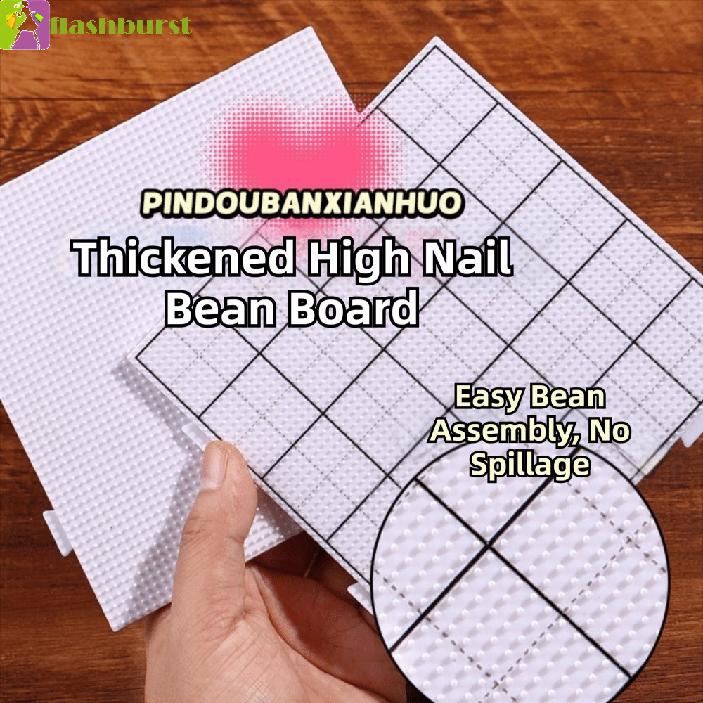 FLASHBURST 2 ชิ้นละลายลูกปัด Pegboards,สีดําสาย 2.6 มิลลิเมตรลูกปัดฟิวส์ลูกปัด Pegboards,ของขวัญทนต่ออุณหภูมิสูงสแควร์ 52 เล็บHamaลูกปัดแม่แบบสร้างสรรค์ทําด้วยมือ