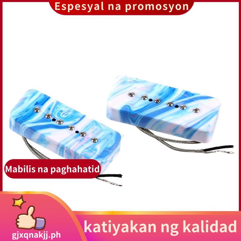 Alnico 5 Single Coil P90 Neck & Bridge Pickup Set สําหรับ LP/ กีตาร์ไฟฟ้าgjxqnakjjph