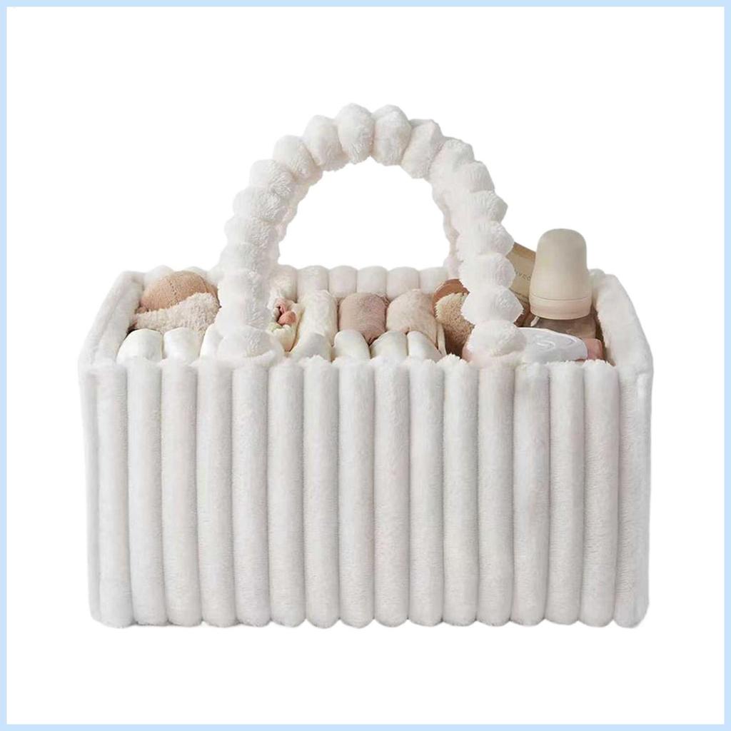 ผ้าอ้อมจัดเก็บ Ergonomic Nursery Storage Bag Organizer ตะกร้าสําหรับผ้าอ้อมสําหรับของเล่นขวดน้ํารถ S