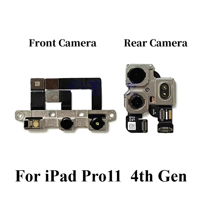 สําหรับ Pad Pro 11 นิ้ว 4th Gen 2022 A2759 A2435 A2761 A2762 ด้านหลังกล้อง Facing ด้านหน้าด้านหลังกล