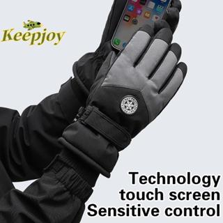 [Keepjoy] ถุงมือสกีและสโนว์บอร์ด กันน้ํา พร้อมใช้งานหน้าจอสั…