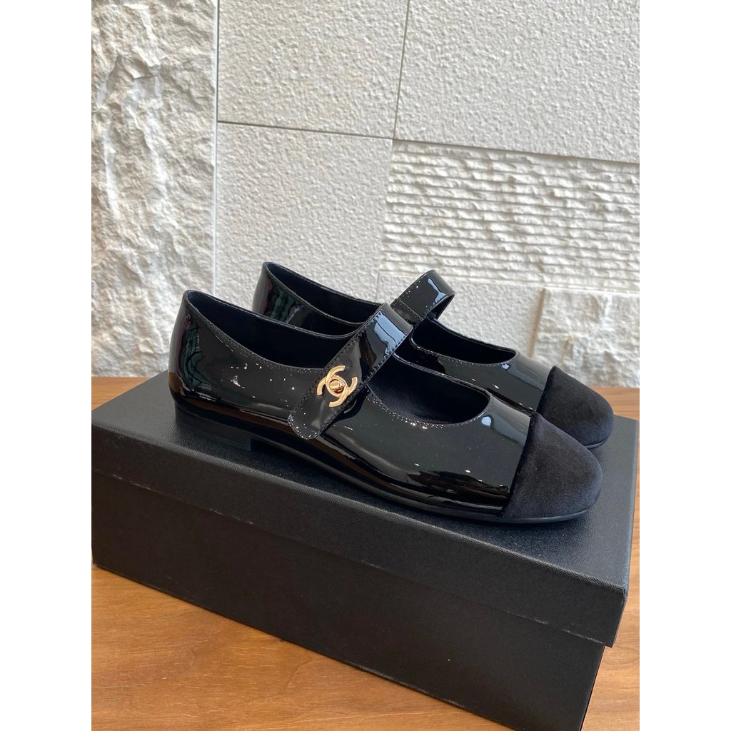 CHANEL Schoolbag Buckle Shoes/Mary Jane Flat Shoes