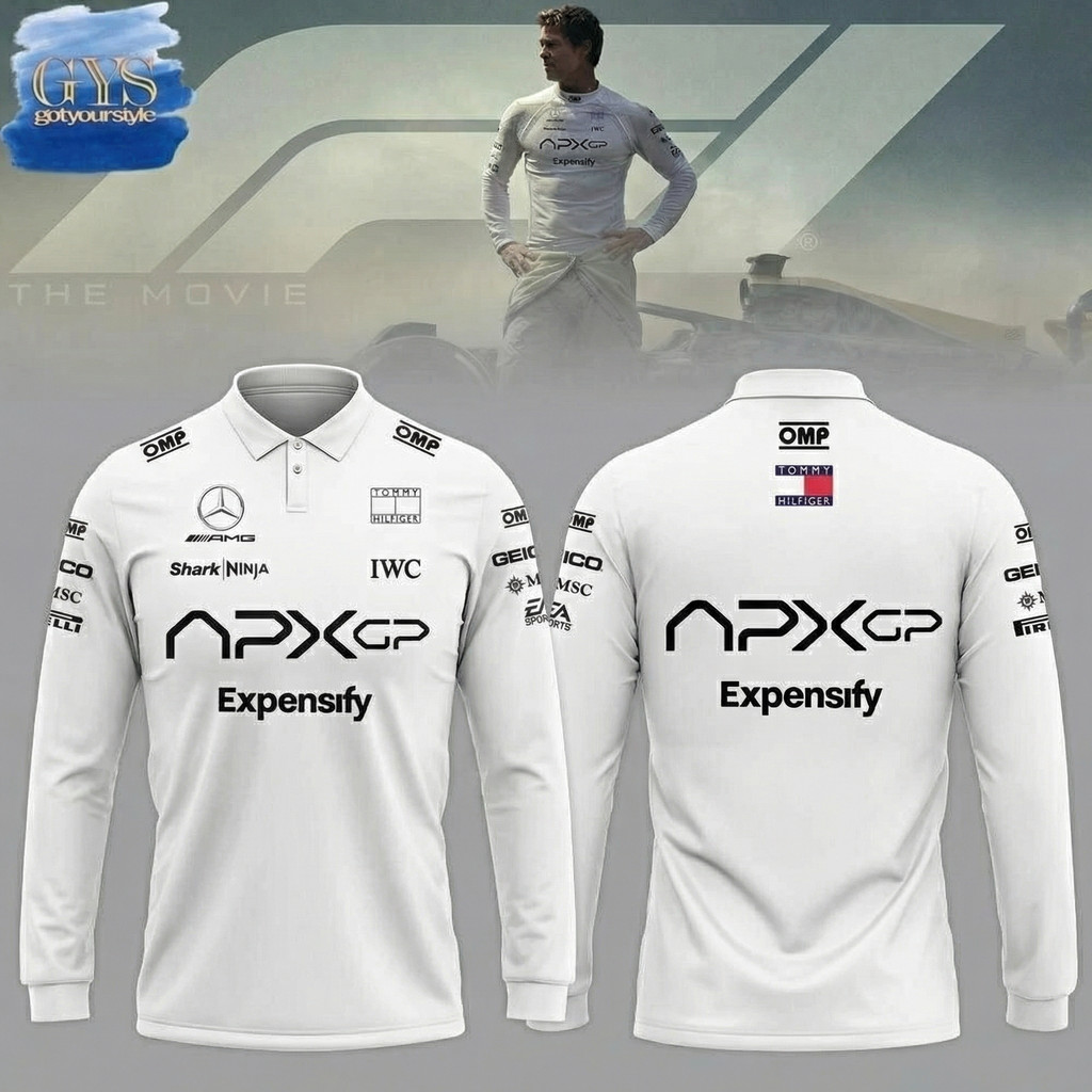 2026 ใหม่ล่าสุด F1 ชุดแข่ง + APX GP ทีม F1 Jersey + ฤดูร้อนผู้ชายและผู้หญิงเสื้อยืดแขนยาว