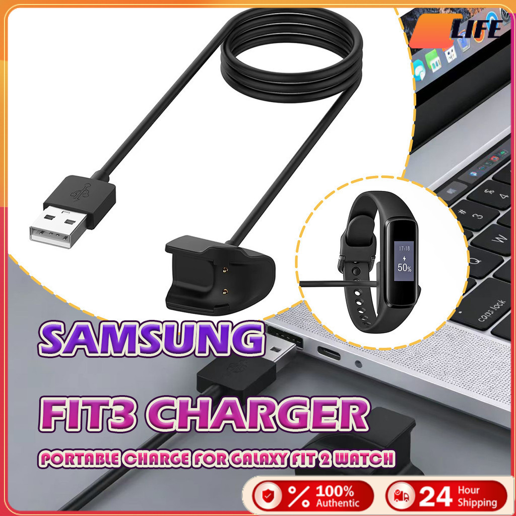 เก็บปลายทาง！อะแดปเตอร์สายชาร์จ galaxy fit2 R220 ยาว100CM สายชาร์จช่องต่อโพรบ usb charger galaxy fit 