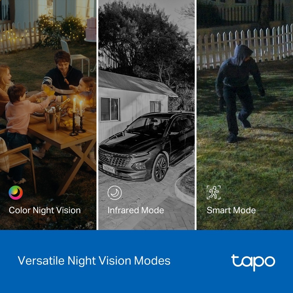 (มีส่งด่วน) TAPO C545D 2K OutdoorDualLens Pan/Tilt Security Camera ออกแบบมาลดจุดบอด ระบบมองเห็นภาพสี - รูปที่ 6