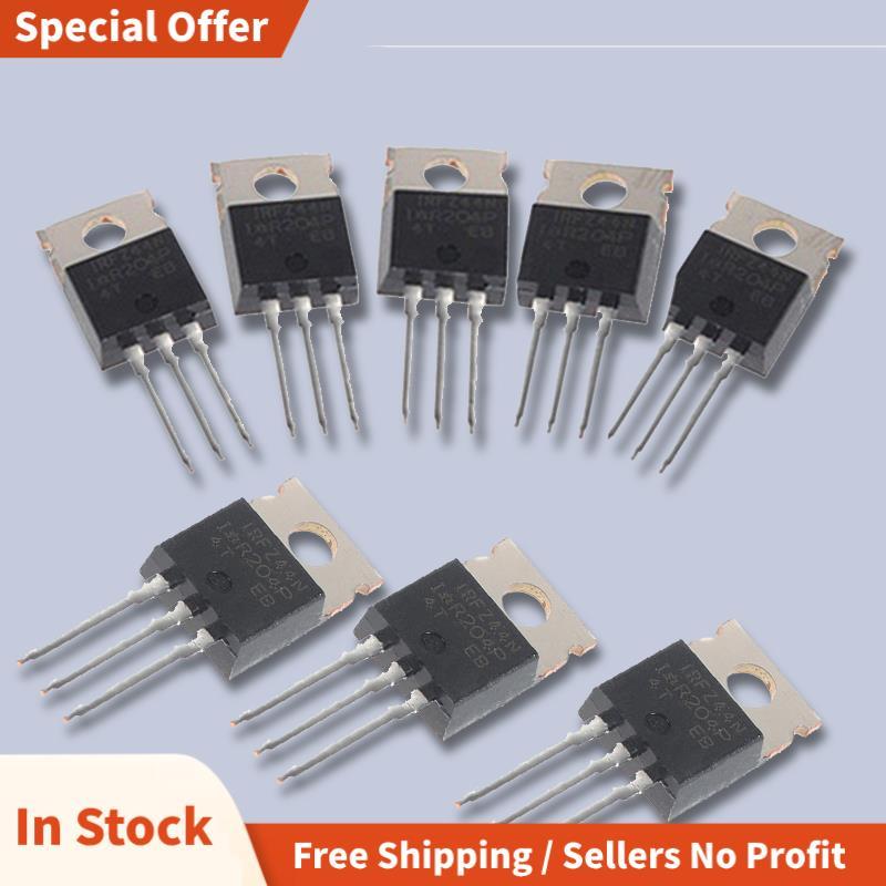 10 ชิ้น IRFZ44N IRFZ44 Power ทรานซิสเตอร์ MOSFET N-Channel 49A แอมป์ 55V