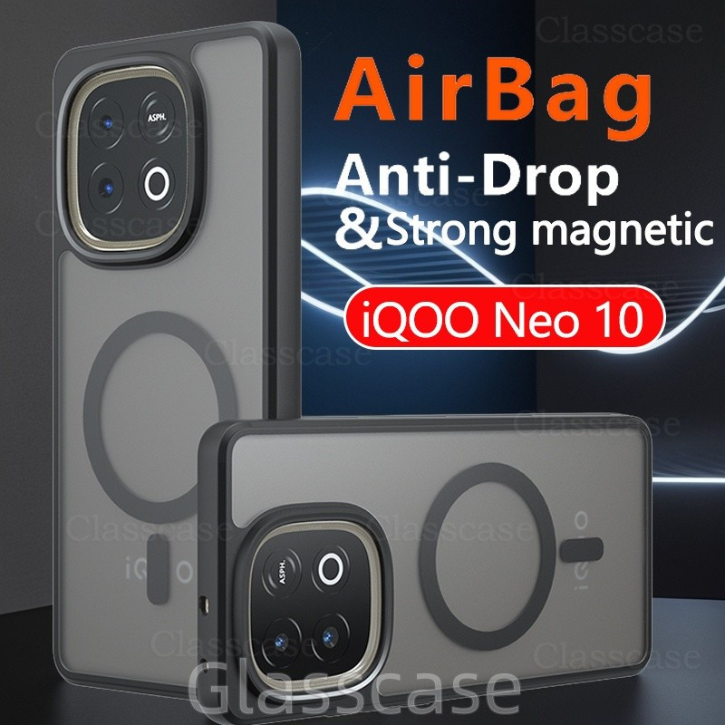 IQOO Neo 10 2025 สําหรับ Vivo iQOO Neo 10 1 0 Neo10 iQOONeo10 Anti-Scratch โปร่งใส Frosted พร้อมเคสโ